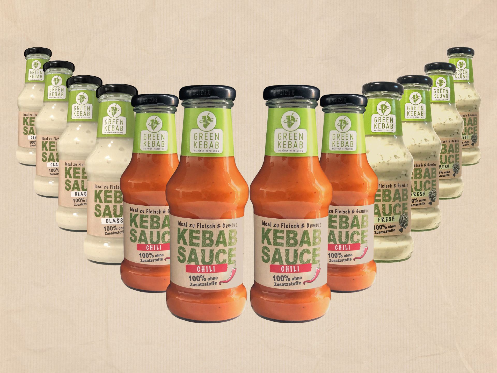 Saucen online kaufen Die Original GREEN KEBAB Saucen im Bundle